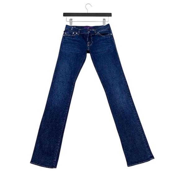 Victoria Beckham DVB Straight Leg Premium Denim Jeans 26x34 LNWO Tags - Picture 2 of 13